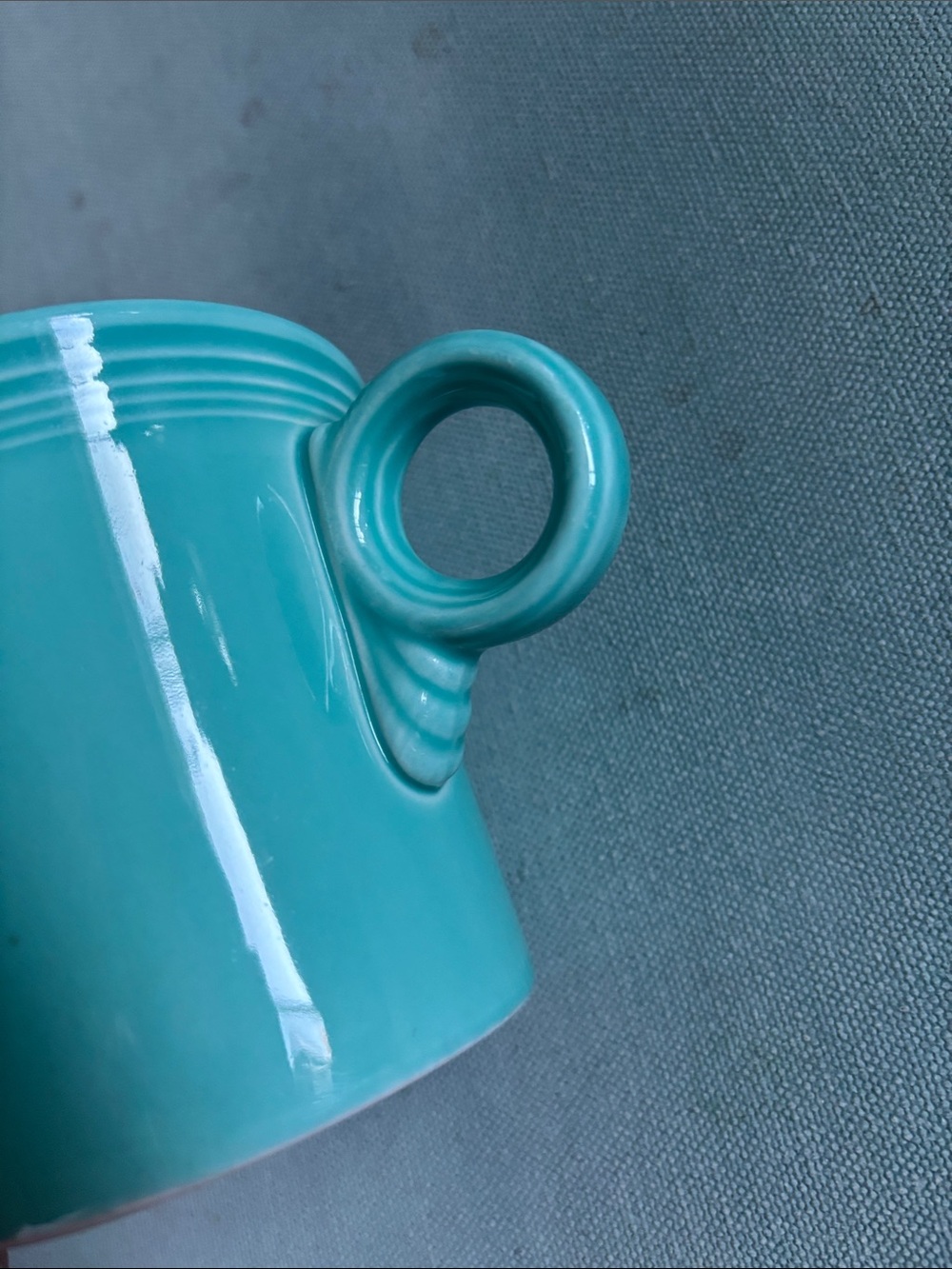 Fiestaware Classic Ring Handle Mug 8oz. Turquoise - Picture 6 of 10